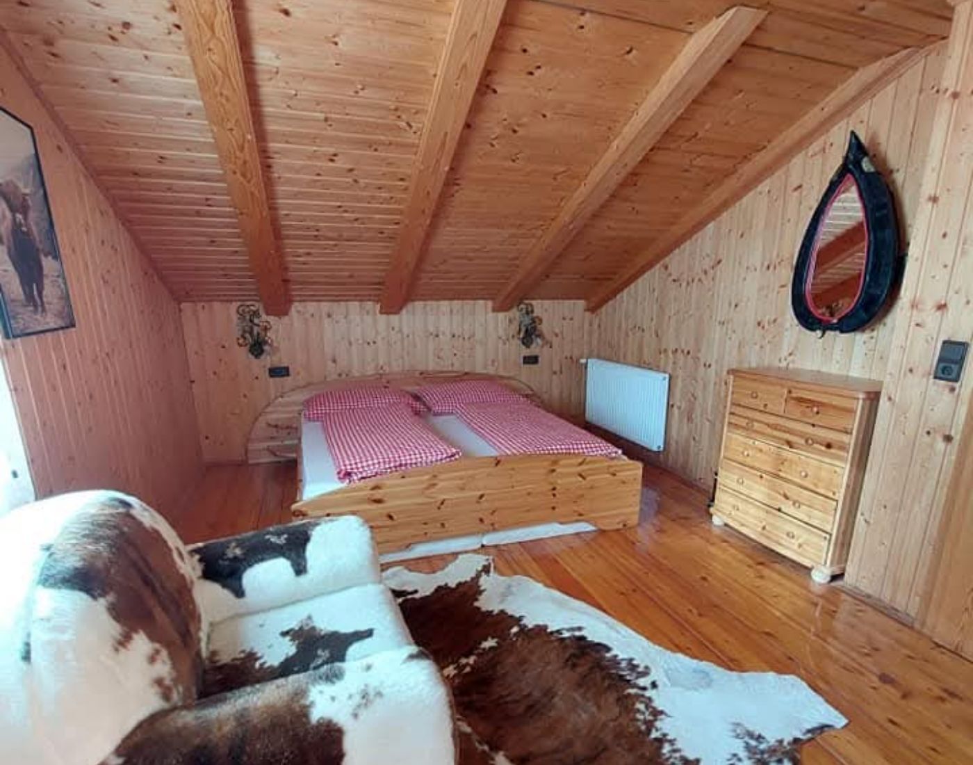 Almhütte Mirnig | Urlaub auf der Alm in Kärnten | Almhütte in Flattnitz mieten | Kuhzimmer 2